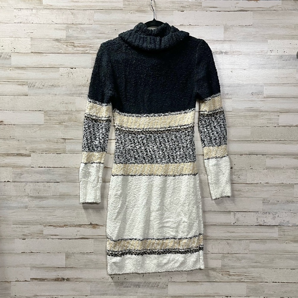 C Charming Charlie Cowl Neck Sweater Dress - Picture 4 of 7